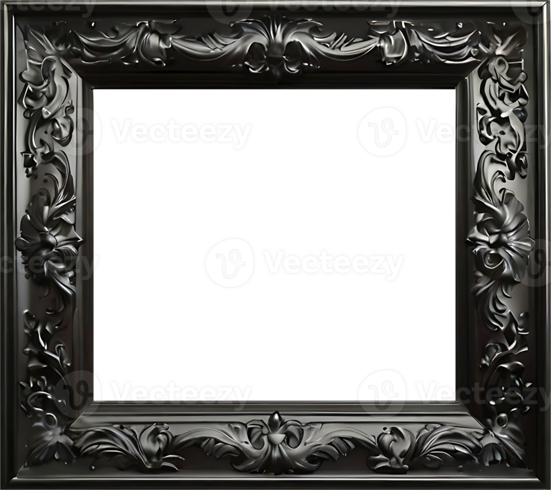 ornate black frame png