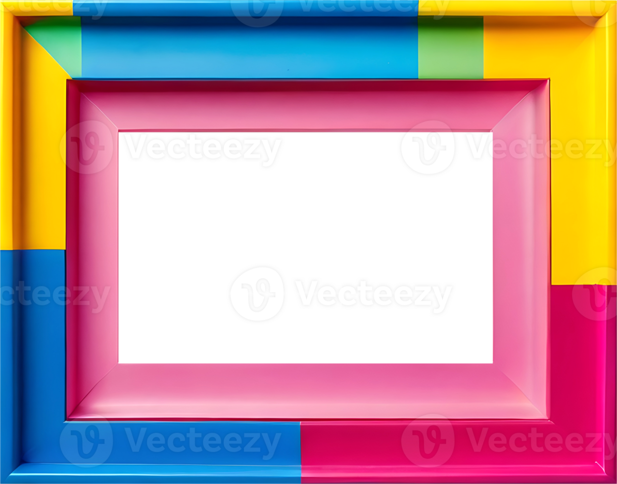 colorful picture frame with transparent background 43547726 PNG