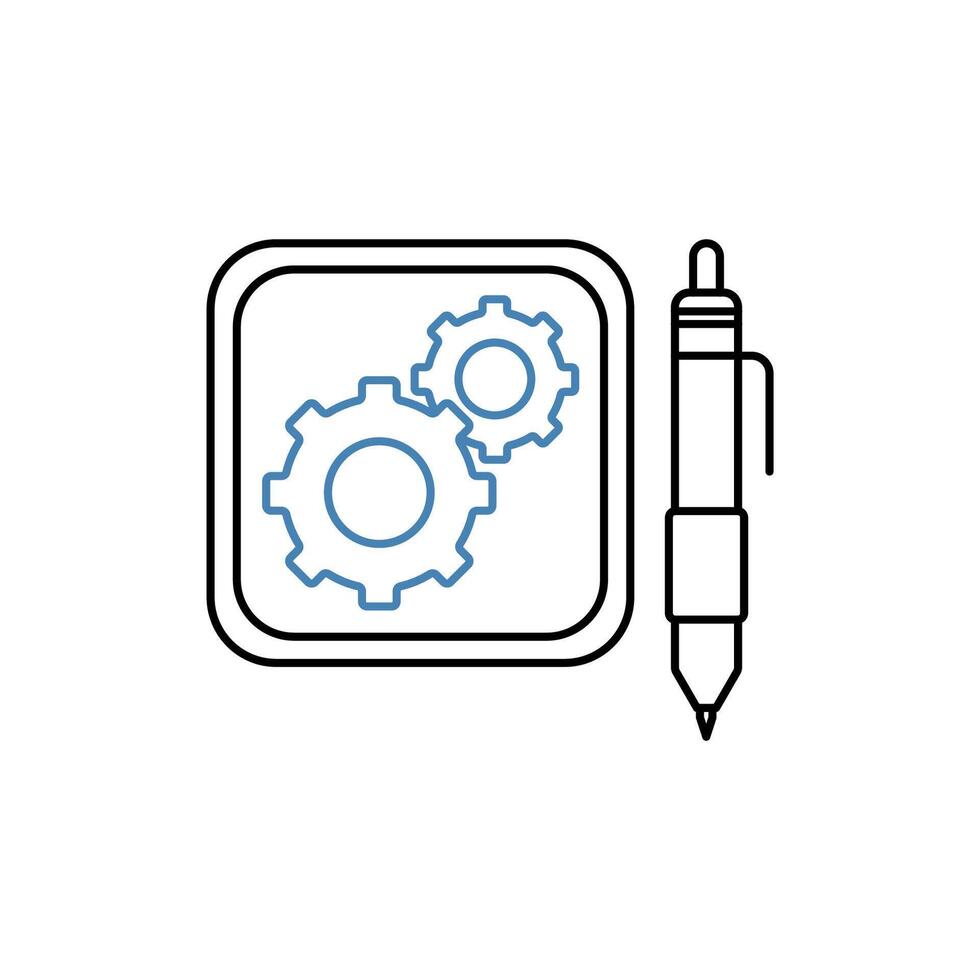prototype concept line icon. Simple element illustration. prototype concept outline symbol design. vector