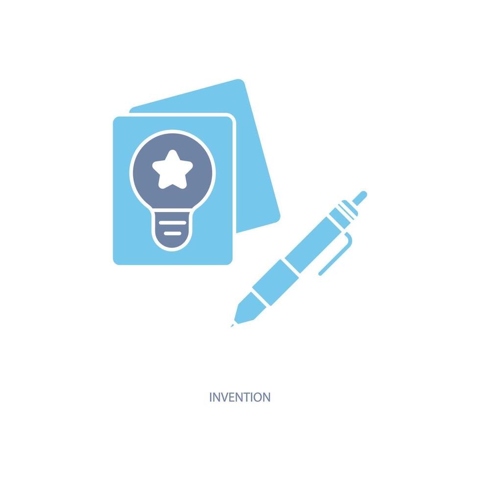 invention concept line icon. Simple element illustration. invention concept outline symbol design. vector