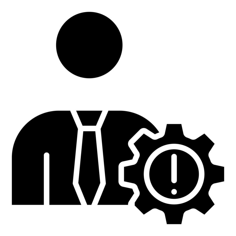 Crisis Management icon line illustration vector