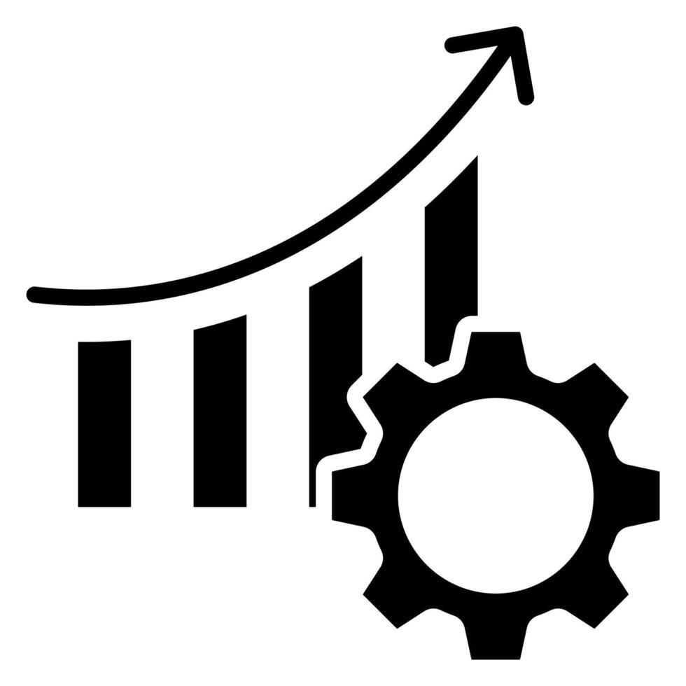 Performance Management icon line illustration vector
