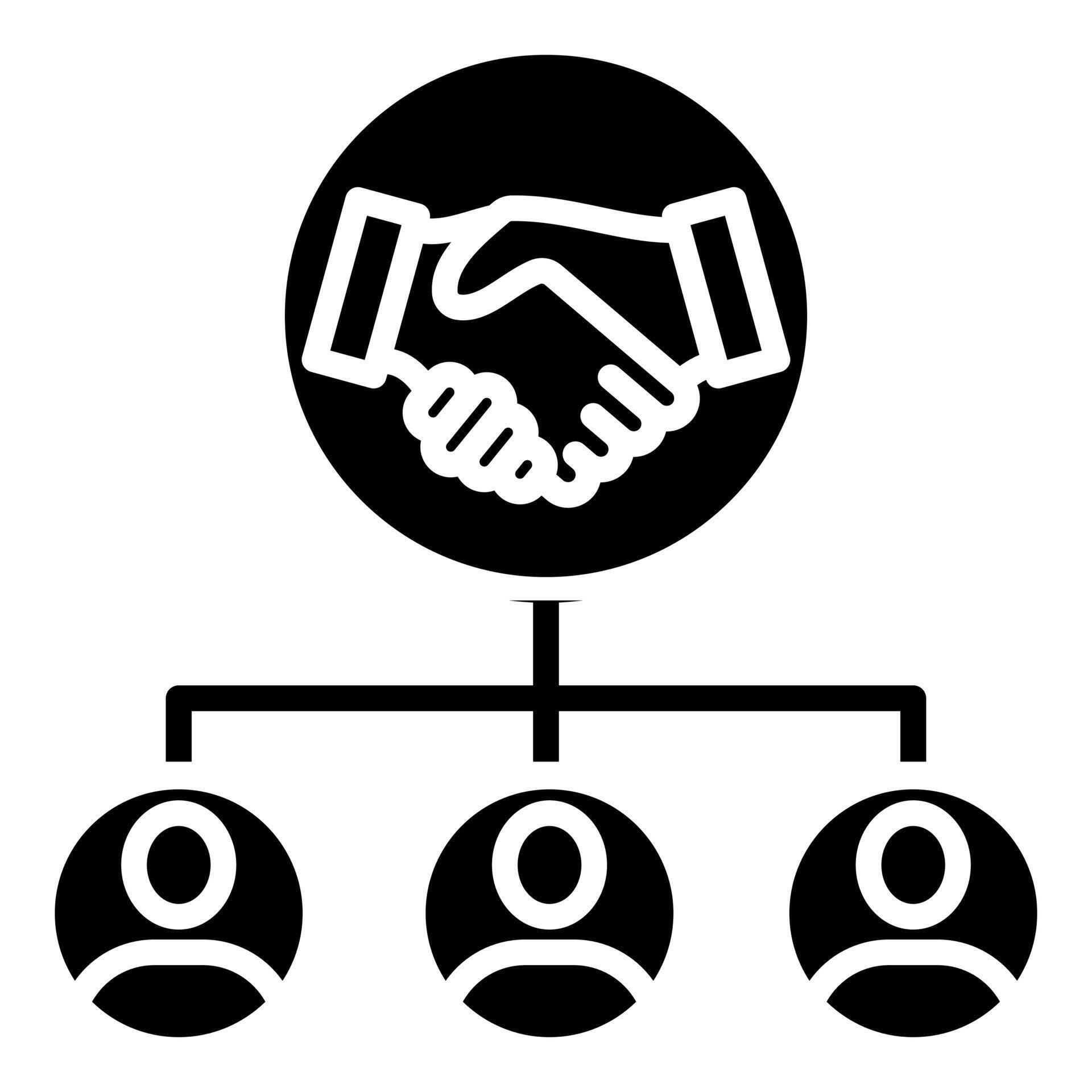 Cross functional collaboration icon line illustration 43548159 vector