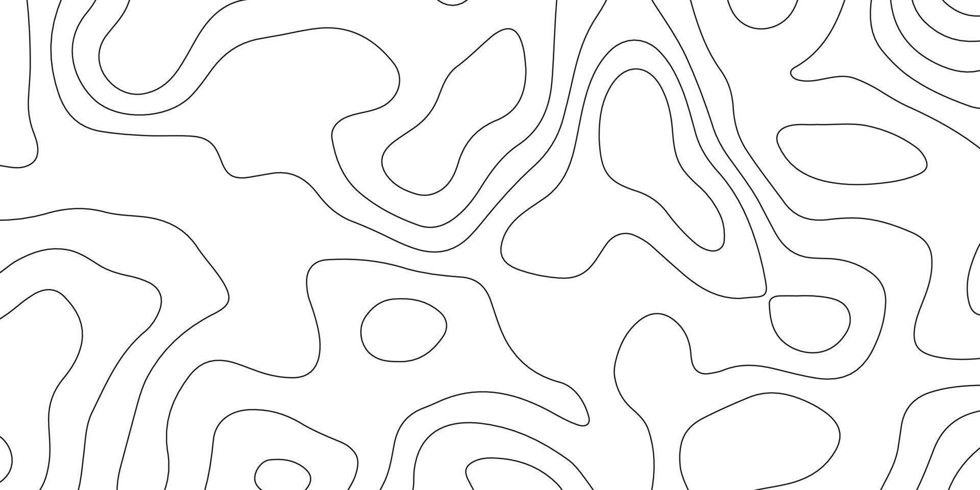 Abstract pattern with lines. Background of the topographic map. Elevation contouring outline cartography texture. Geographic abstract grid. Futuristic wireframe landscape background. vector