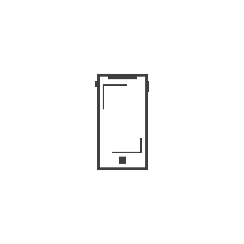 Mobile phone icon. Smartphone symbol. illustration logo vector