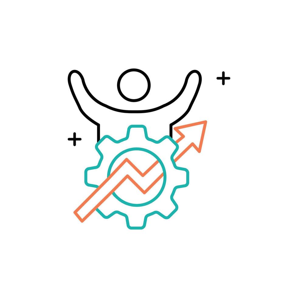 Enhancing Resilience Icon Design vector
