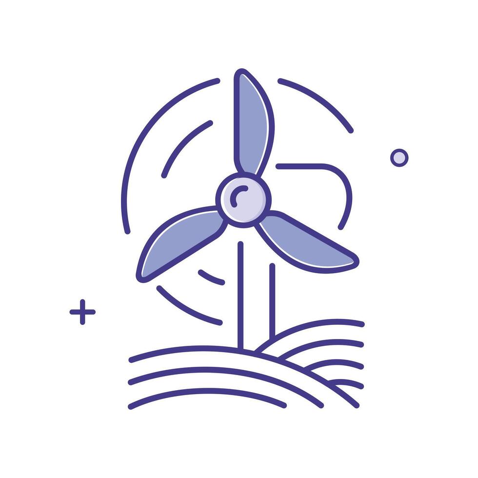 Clean Energy Icon Illustrating innovative technologies and practices for sustainable and renewable energy production. vector
