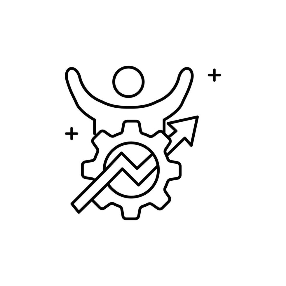 Enhancing Resilience Icon Design vector