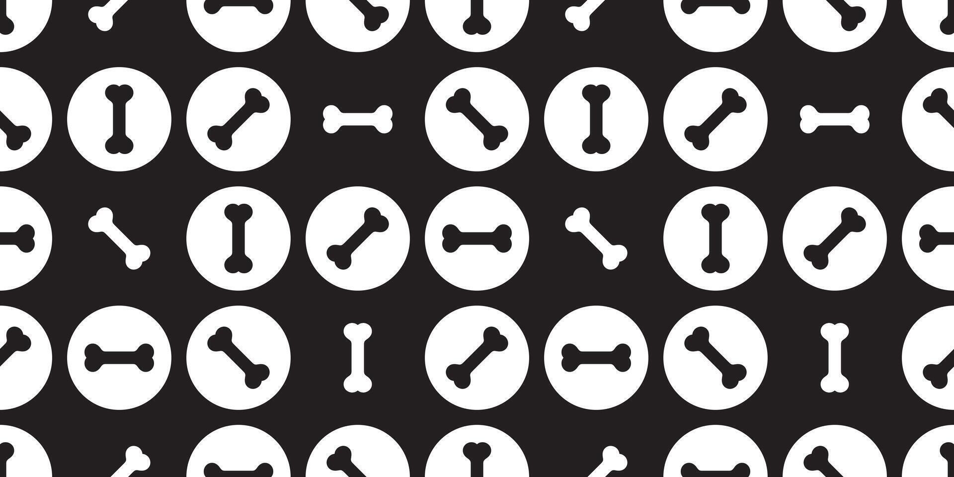 dog bone seamless pattern polka dot french bulldog puppy pet cartoon skeleton halloween repeat wallpaper tile background scarf isolated doodle illustration design vector