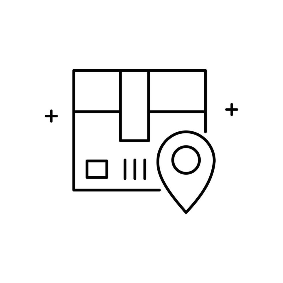 Route Optimization Icon Design vector