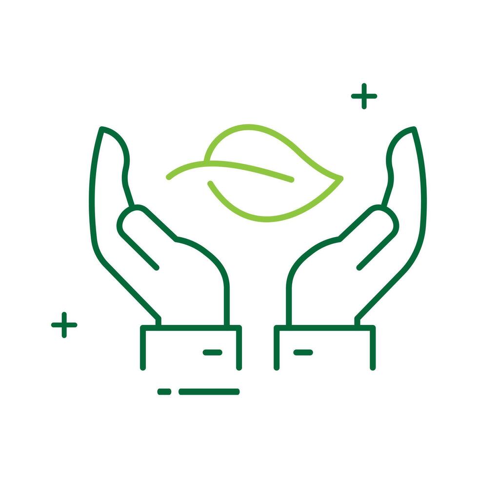 Eco Friendly Icon An exploration of environmentally conscious practices and products promoting sustainability vector