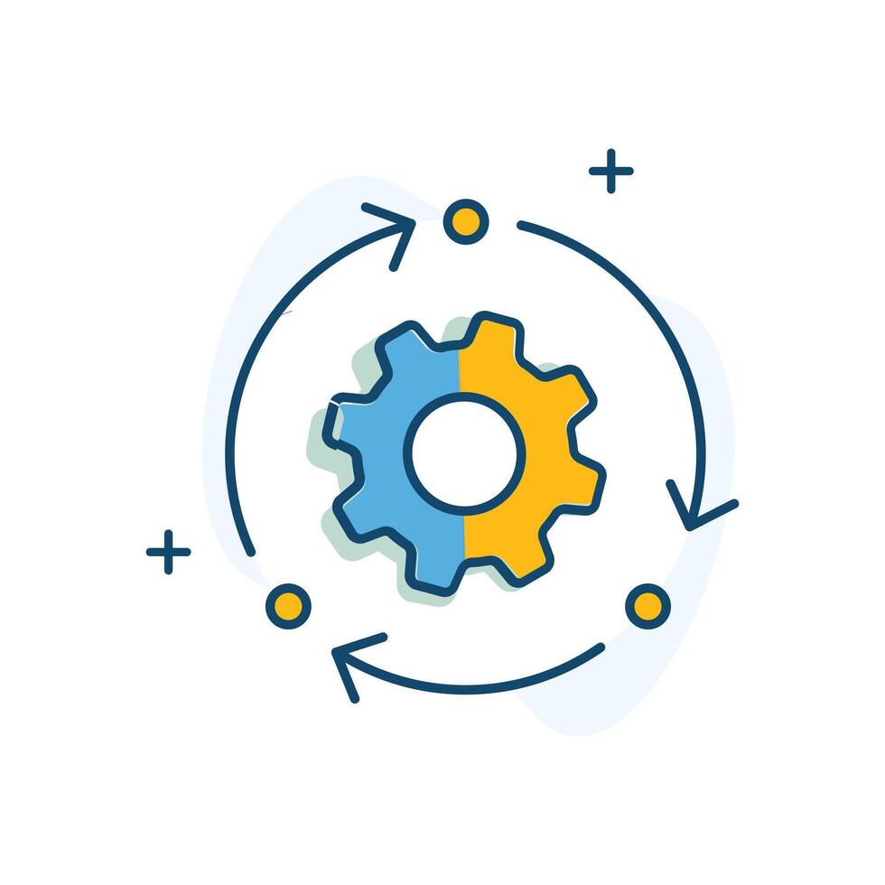 Predictive Maintenance Icon Design vector