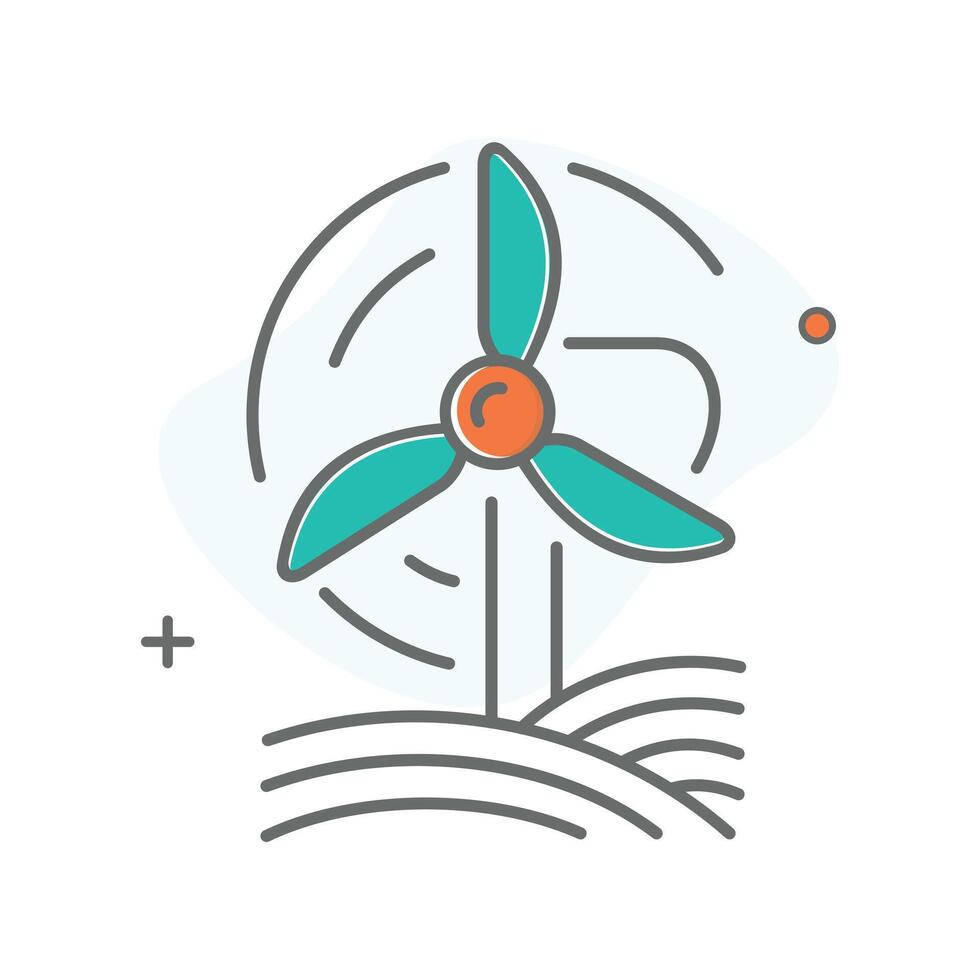 Clean Energy Icon Illustrating innovative technologies and practices for sustainable and renewable energy production. vector