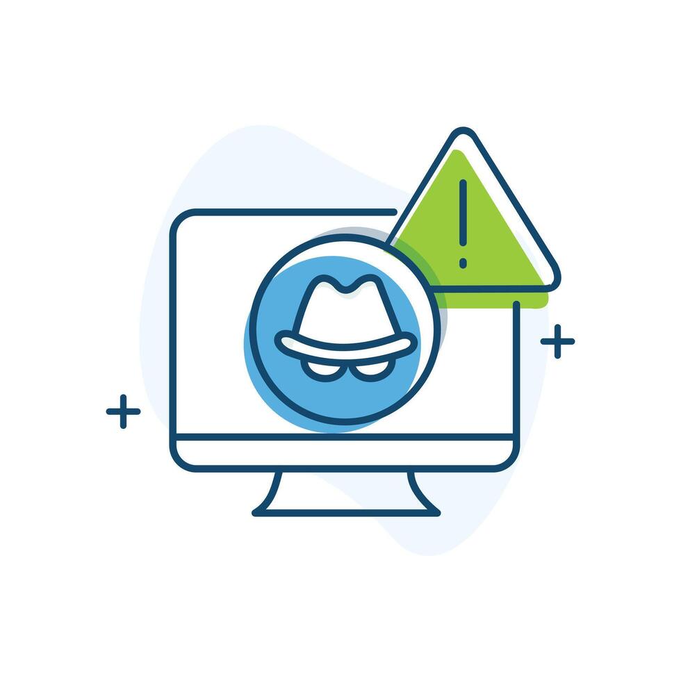 Fraud Detection Icon Design vector