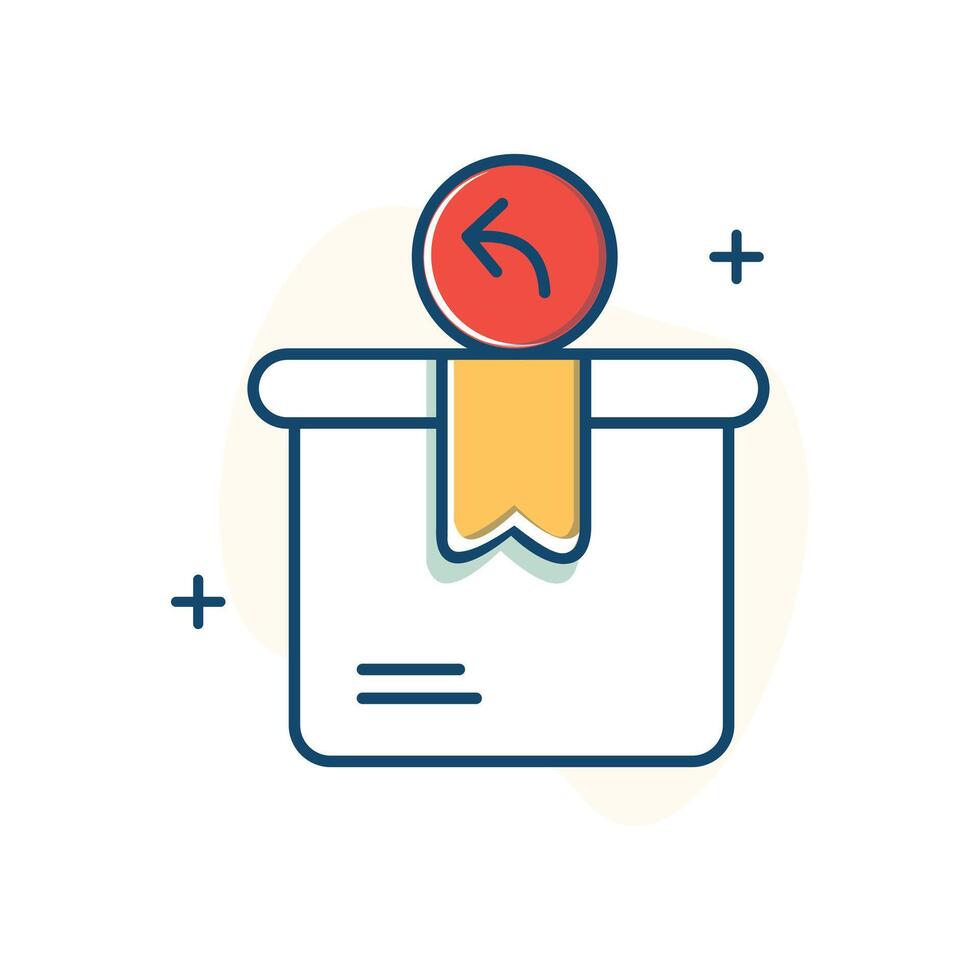 Return Management Icon Design vector