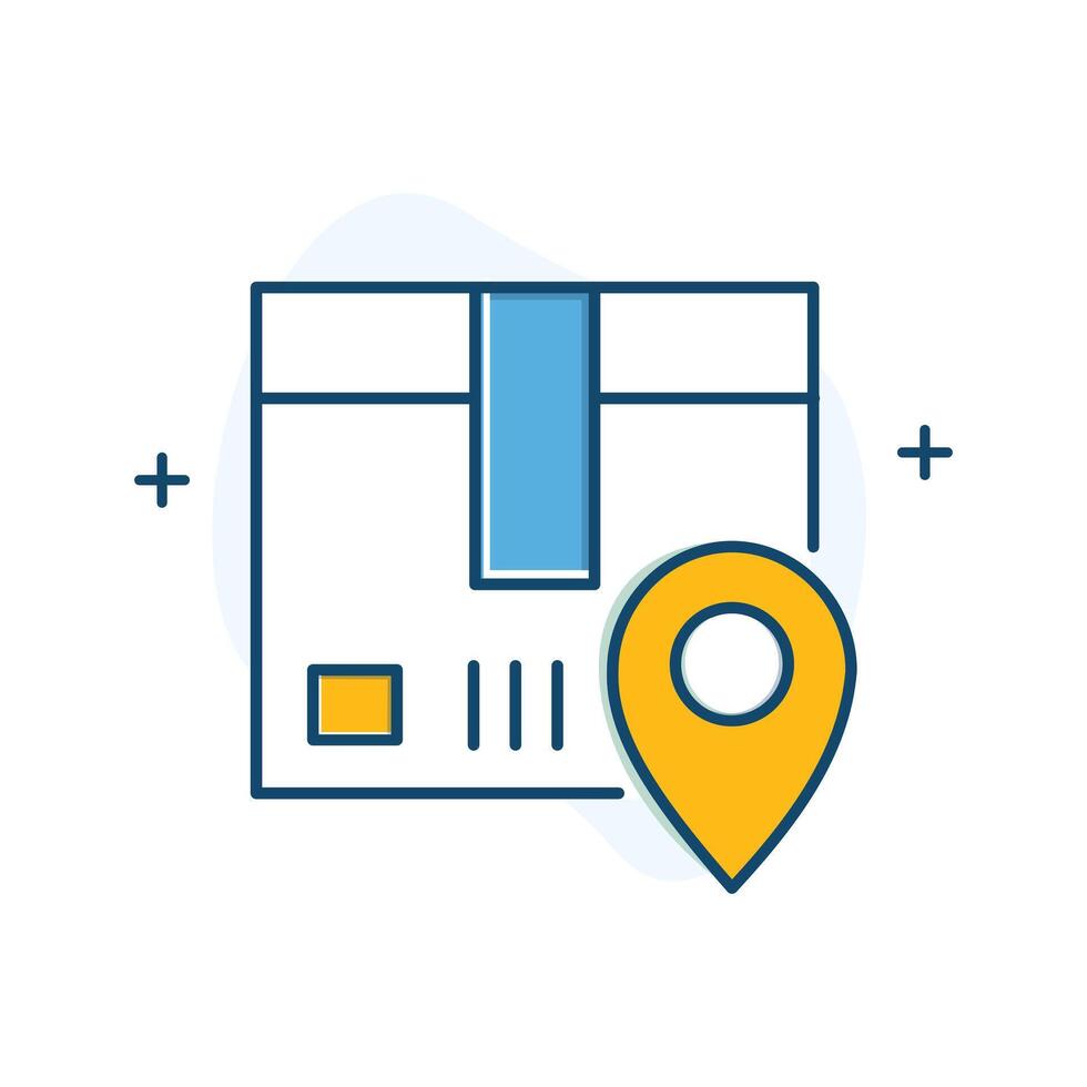 Route Optimization Icon Design vector