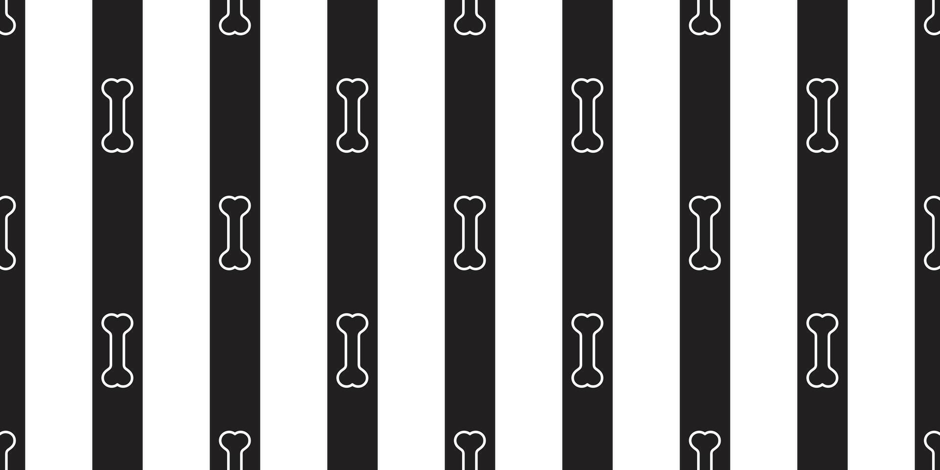 dog bone seamless pattern stripe footprint paw french bulldog puppy pet cartoon skeleton halloween tile background repeat wallpaper scarf isolated illustration doodle design vector