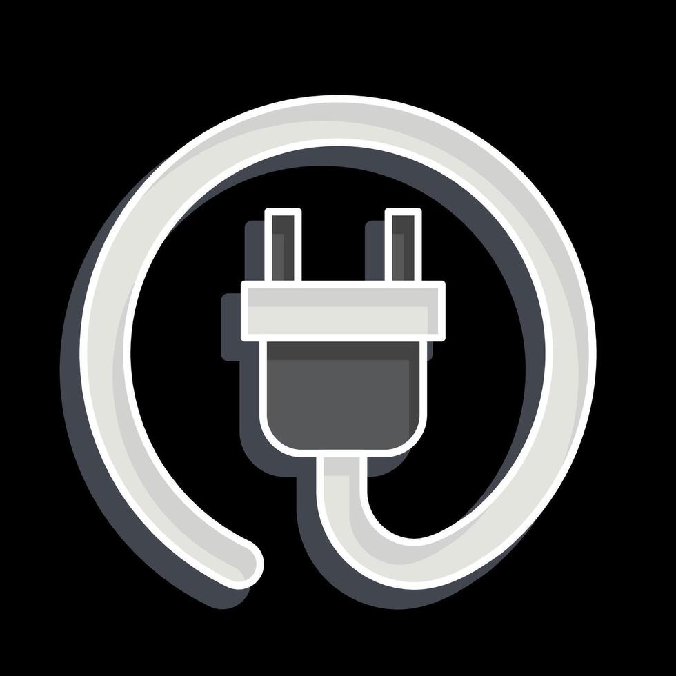 Icon Green Energy. related to Recycling symbol. glossy style. simple design illustration vector