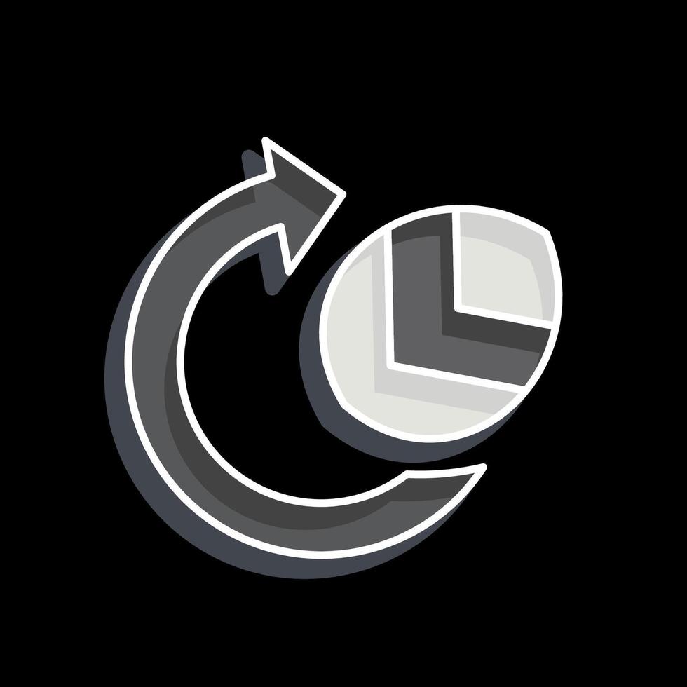 Icon Environmental. related to Recycling symbol. glossy style. simple design illustration vector