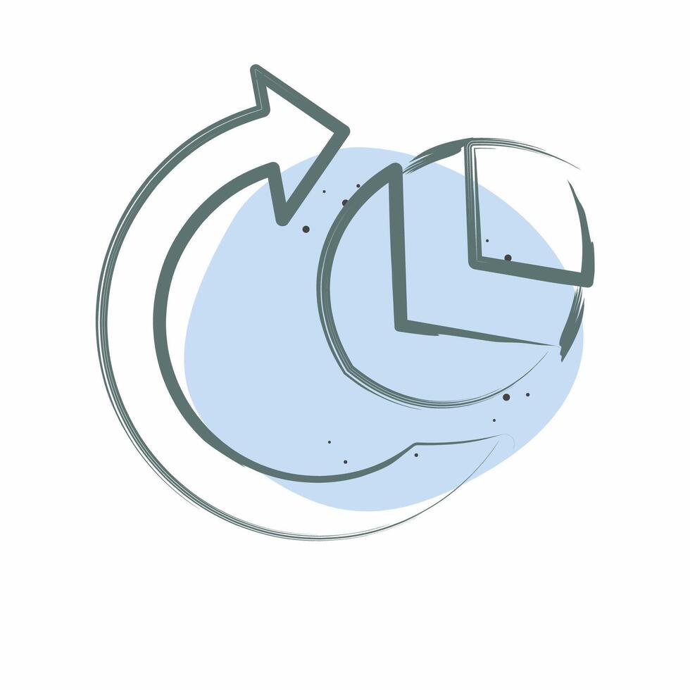 Icon Environmental. related to Recycling symbol. Color Spot Style. simple design illustration vector