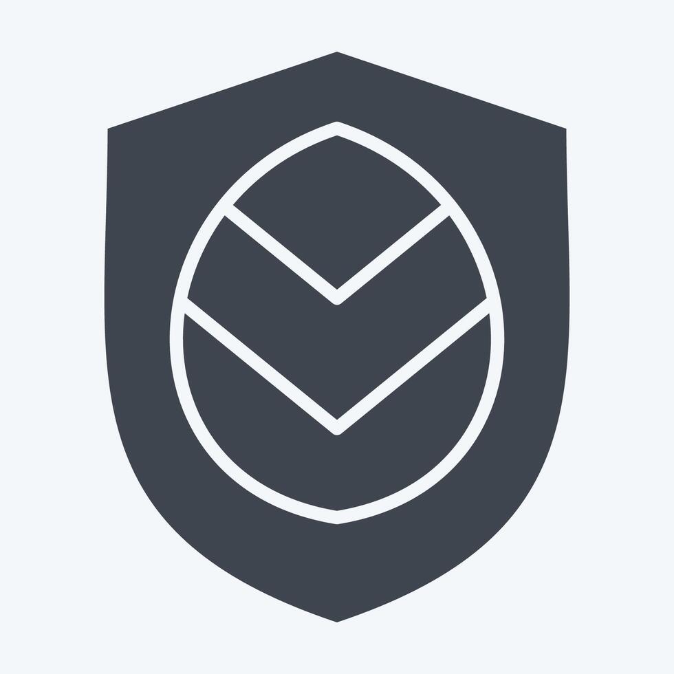 Icon Eco Care. related to Recycling symbol. glyph style. simple design illustration vector