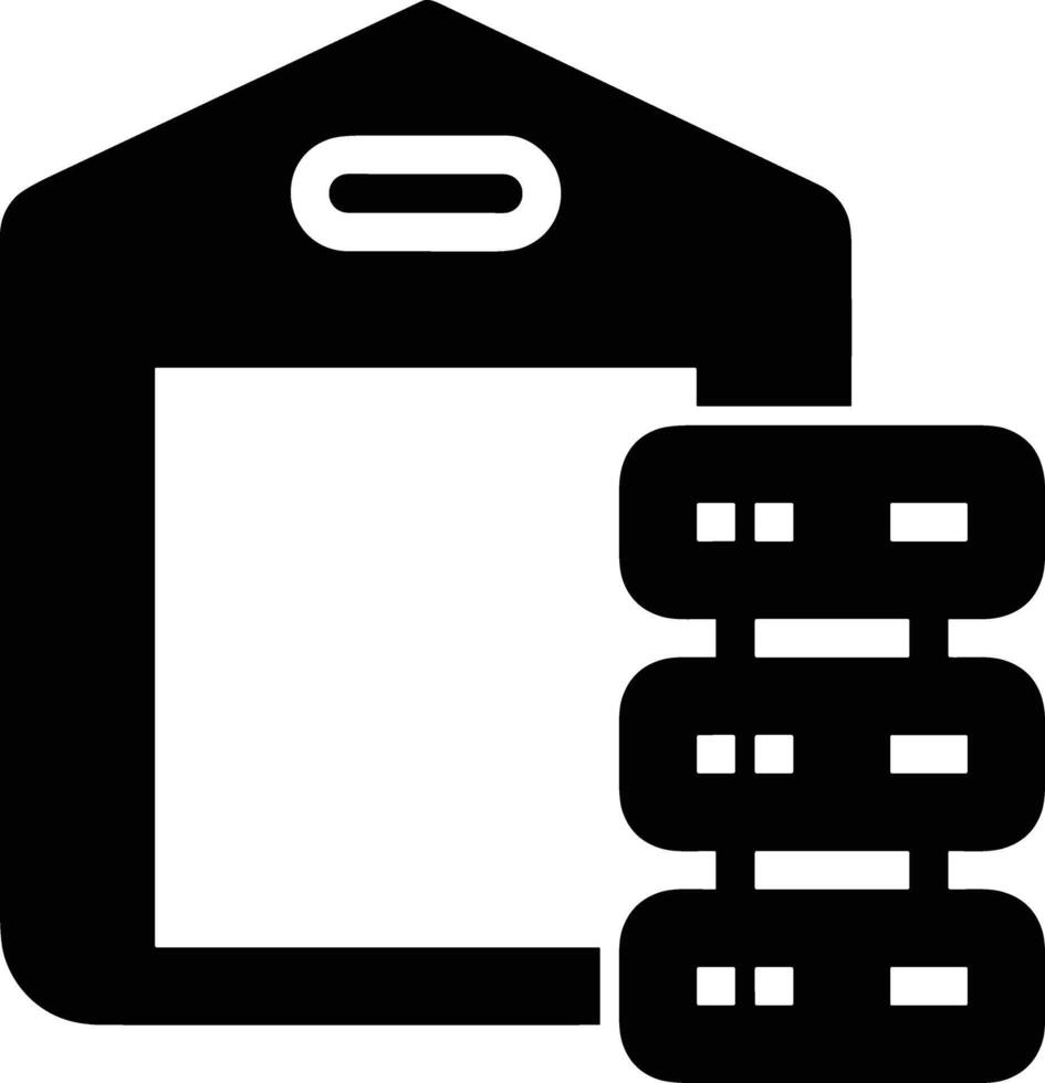 Storage data icon symbol image for database illustration vector