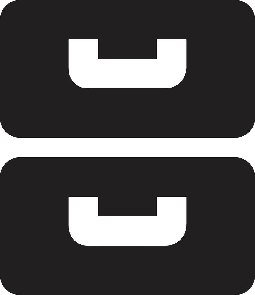 Storage data icon symbol image for database illustration vector