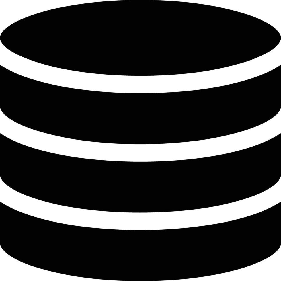 Storage data icon symbol image for database illustration vector