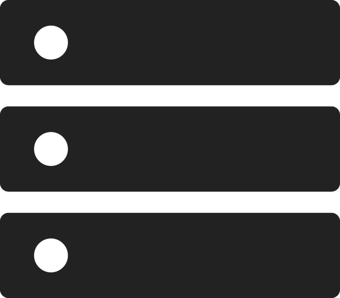 Storage data icon symbol image for database illustration vector