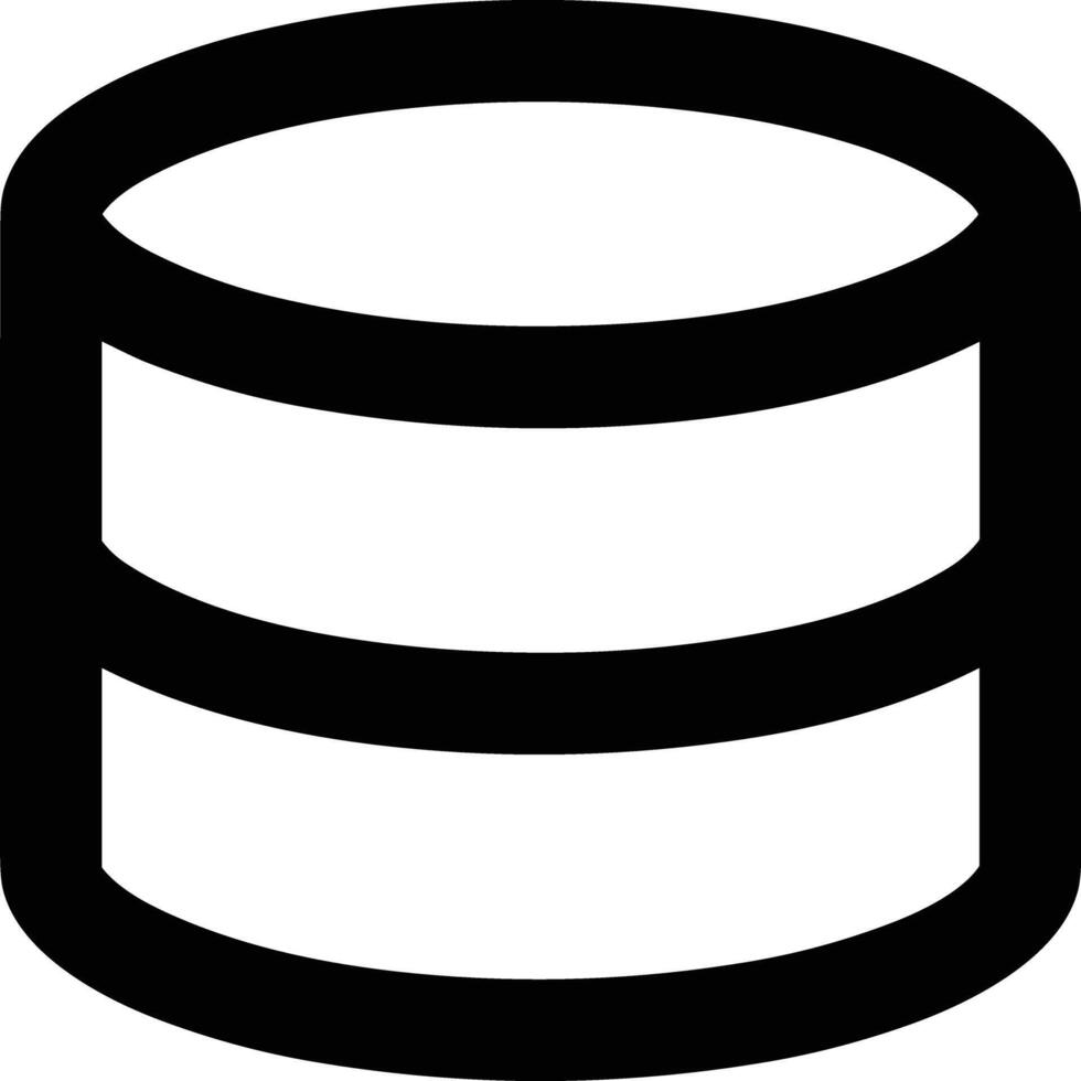Storage data icon symbol image for database illustration vector
