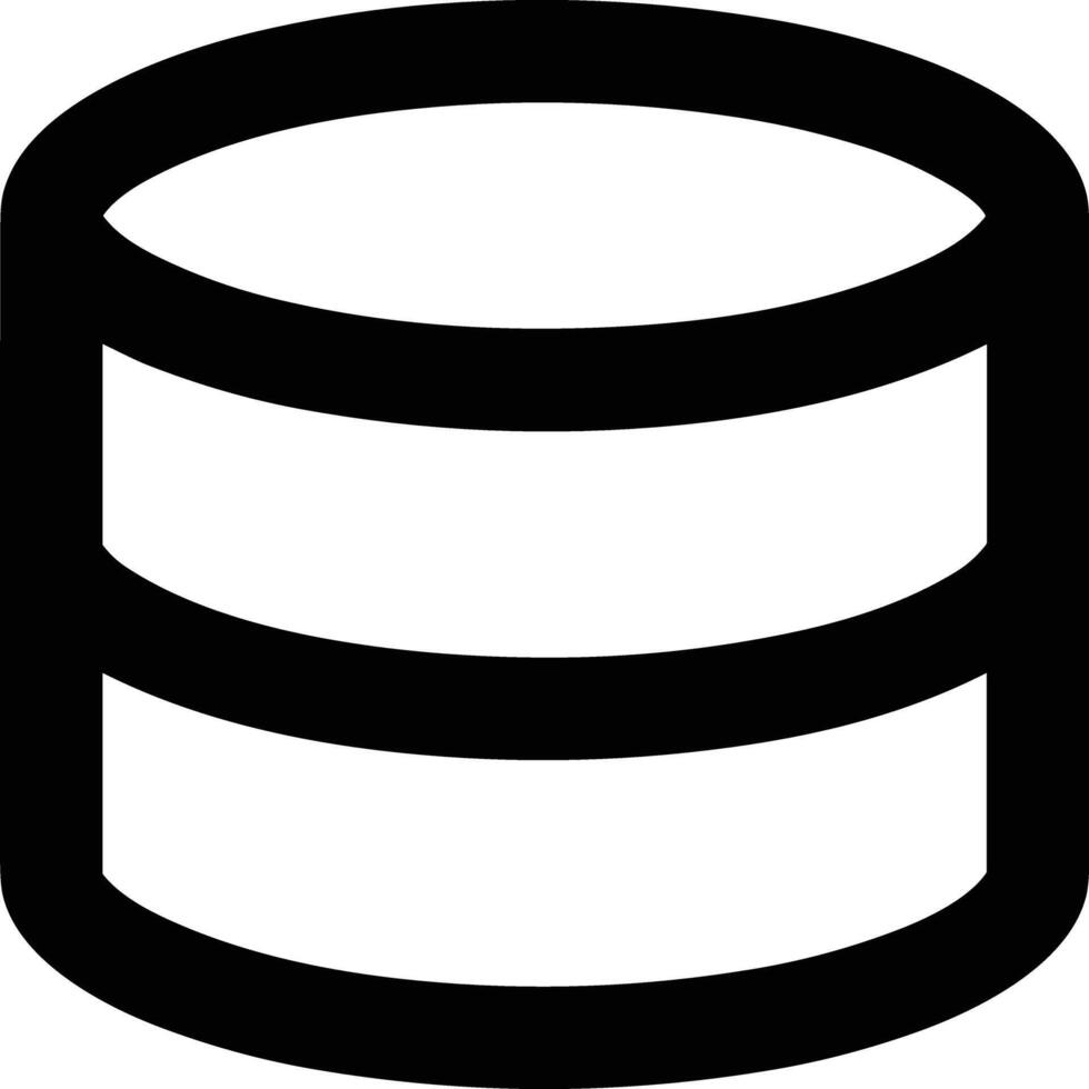 Storage data icon symbol image for database illustration vector