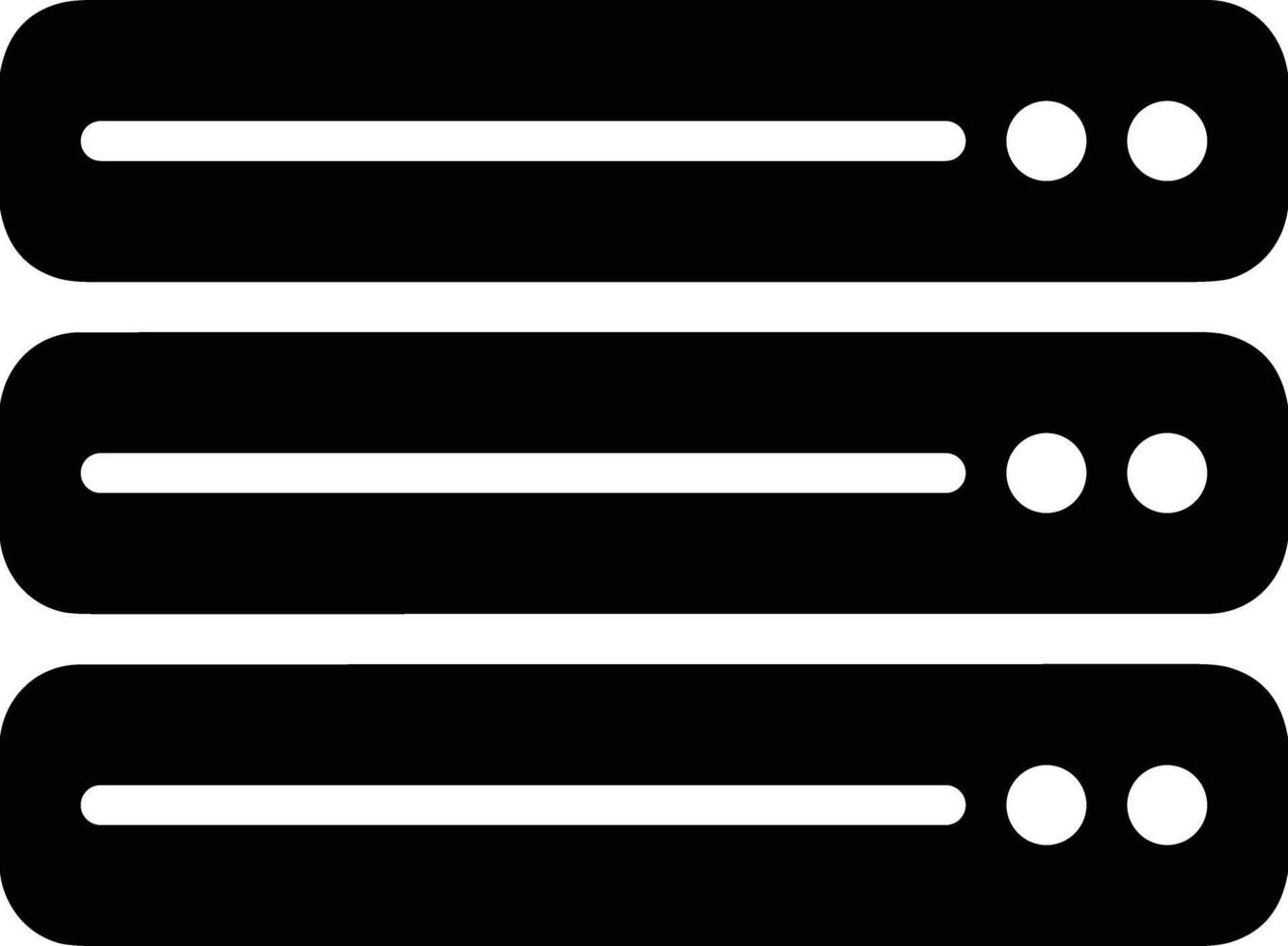 Storage data icon symbol image for database illustration vector