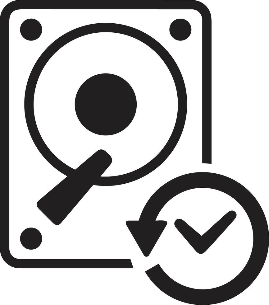 Storage data icon symbol image for database illustration vector