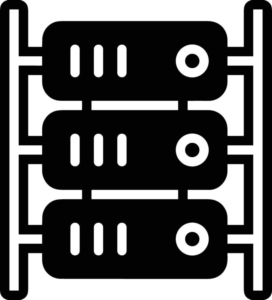 Storage data icon symbol image for database illustration vector
