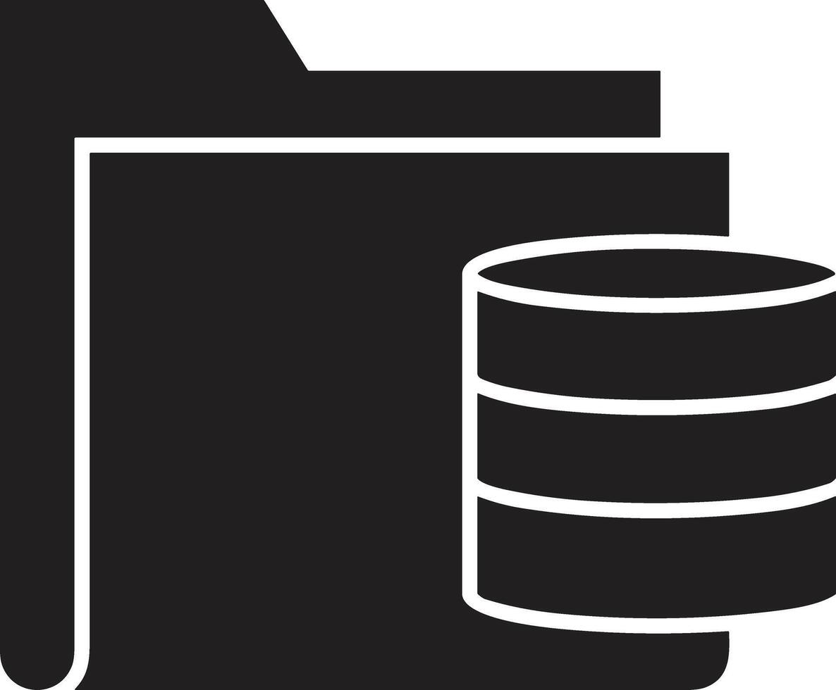 Storage data icon symbol image for database illustration vector