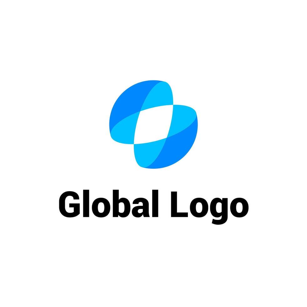 global transporte conectar crecimiento logo vector