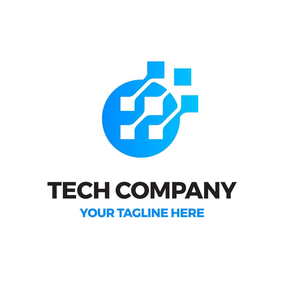 Global Technology Data Computer Transfer Logo vector