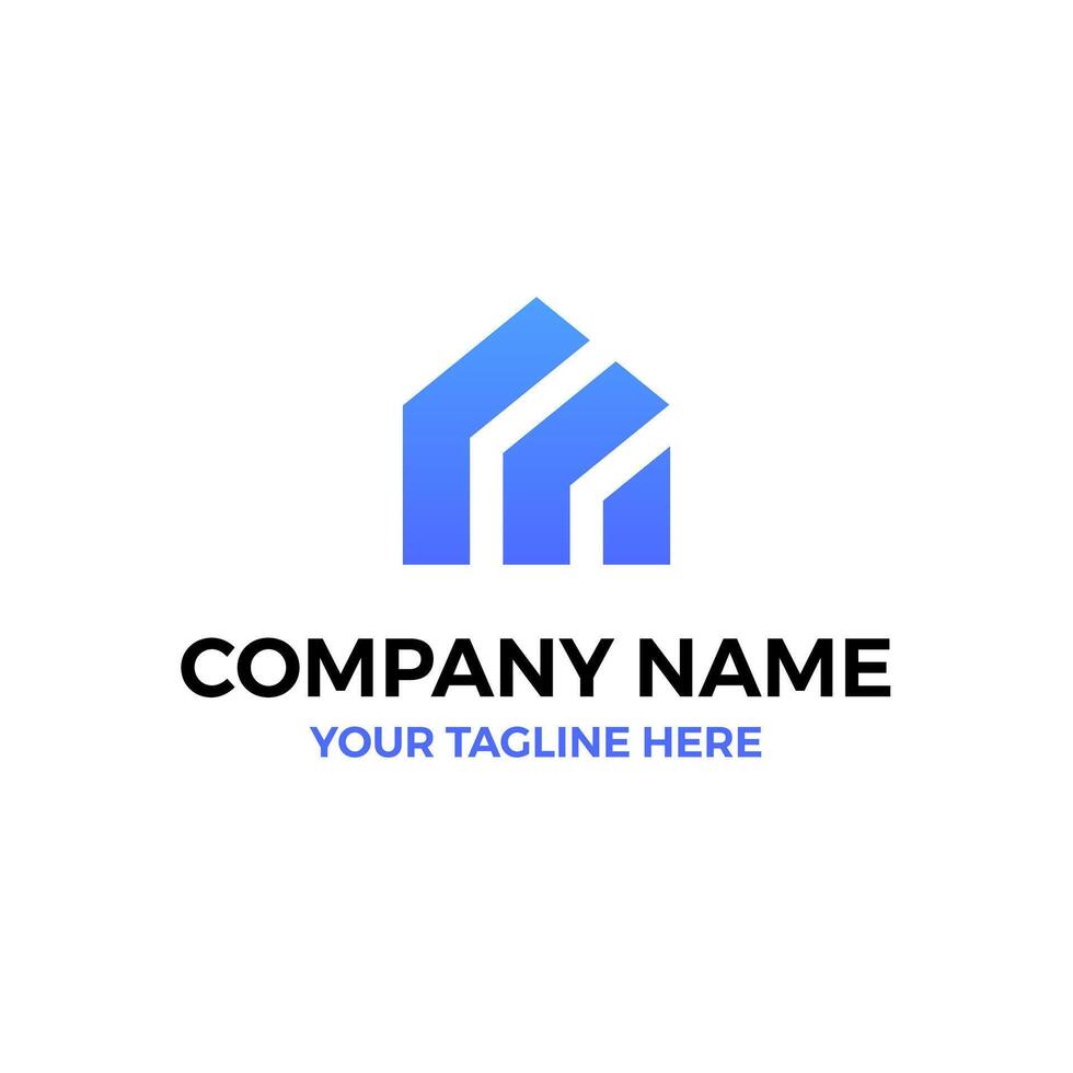 Real Estate House Rental Construction Logo vector