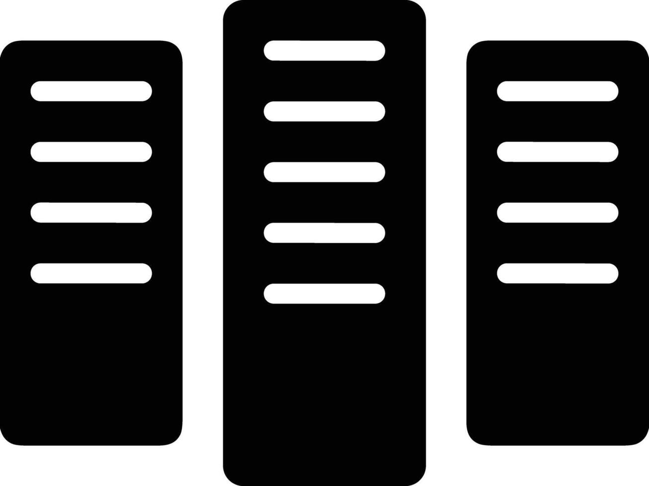 Storage data icon symbol image for database illustration vector