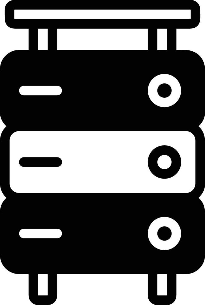 Storage data icon symbol image for database illustration vector