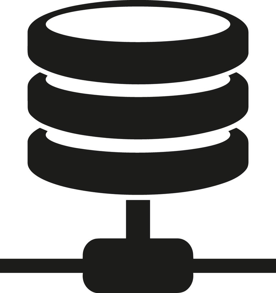 Storage data icon symbol image for database illustration vector