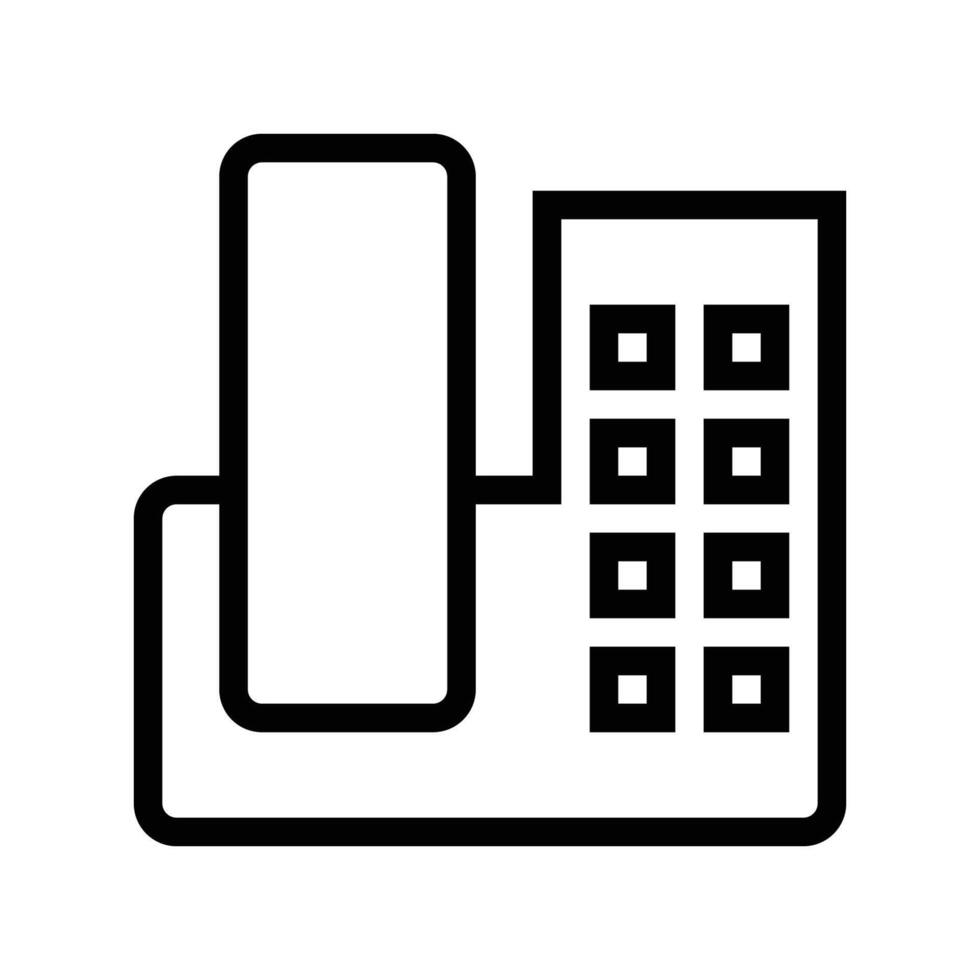 phone line icon vector