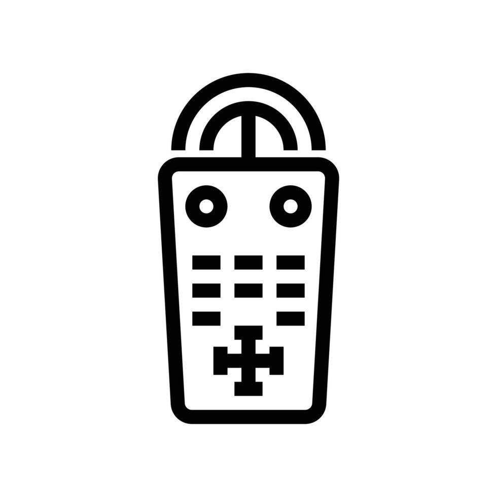 remote line icon vector