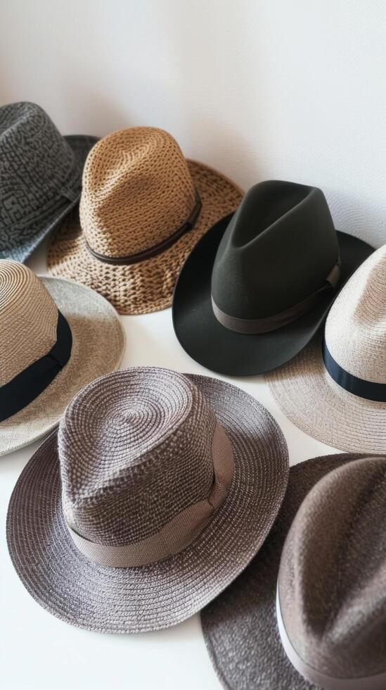 Assortment Of Elegant Hats photo