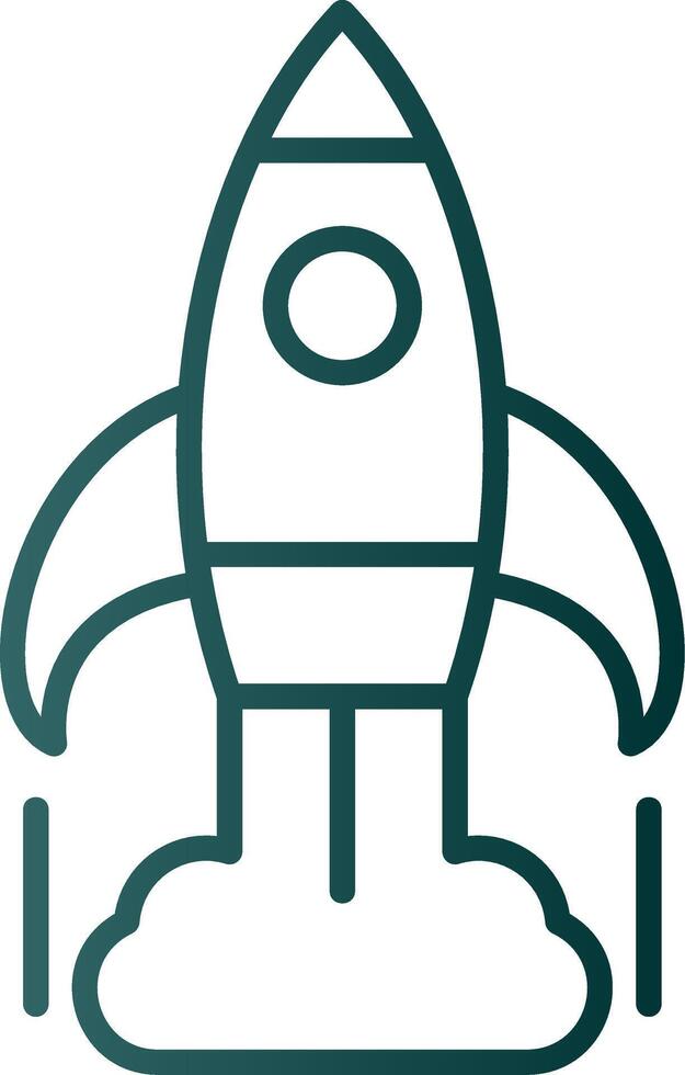 Business Startup Line Gradient Icon vector