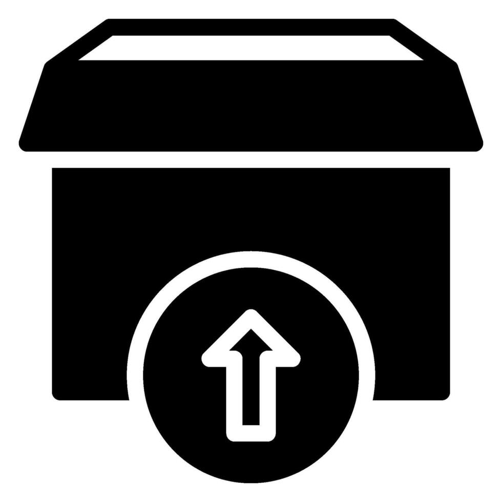 delete product glyph icon vector