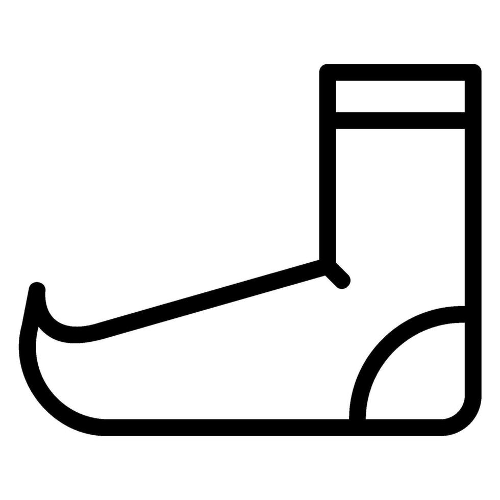 socks line icon vector