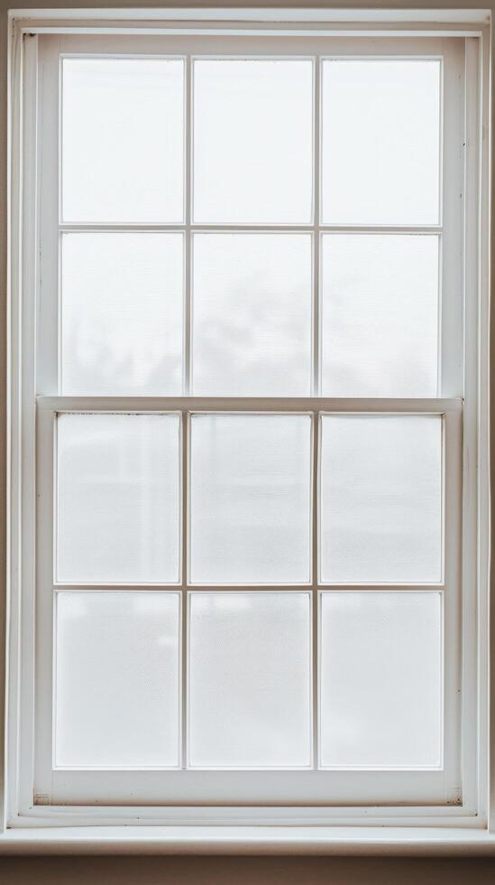 Classic White Window Frame photo