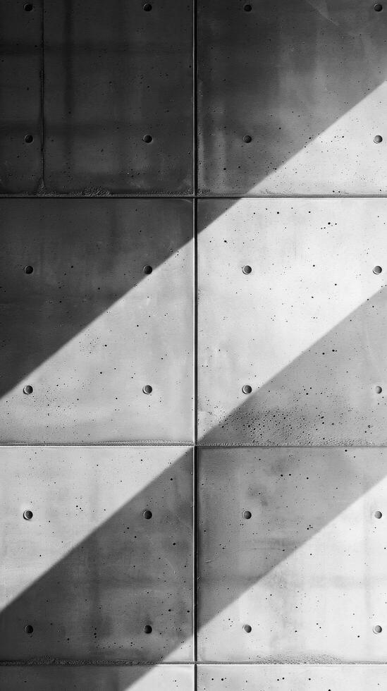 Geometric Concrete Wall Shadows photo