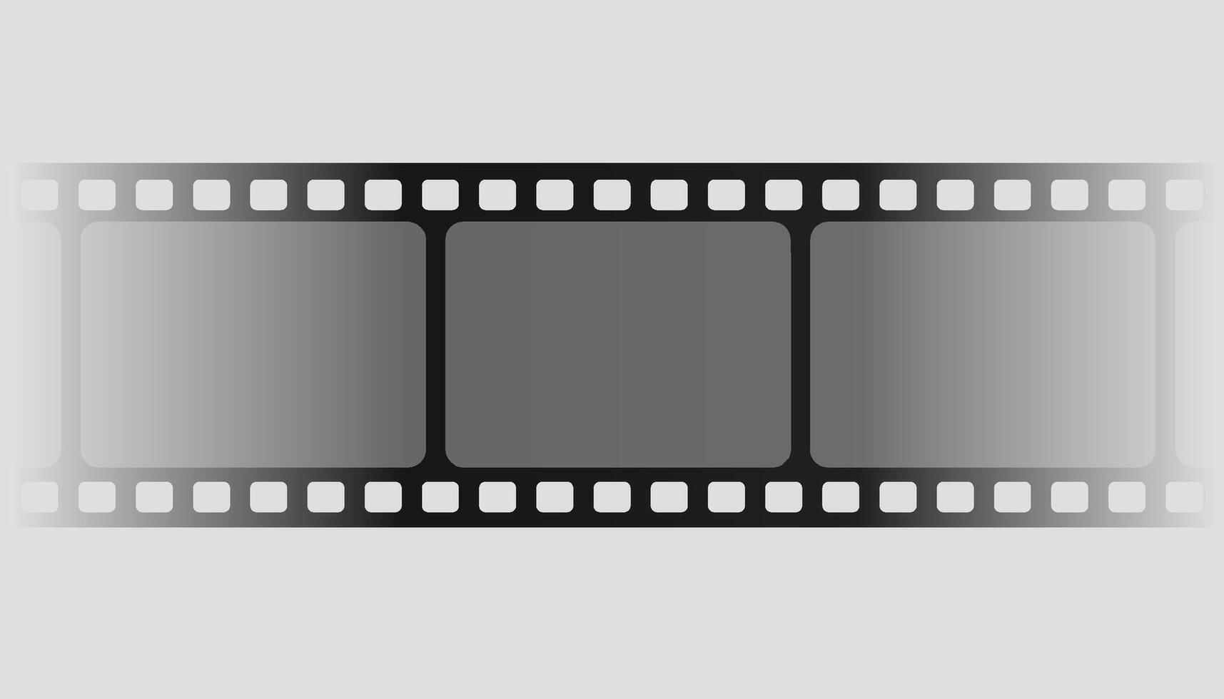 realista circulo película tira Arte frontera antecedentes modelo ilustración. cinematografía tira de película entretenimiento cine cinta televisión imagen estudio tecnología aislado. resumen película póster vector